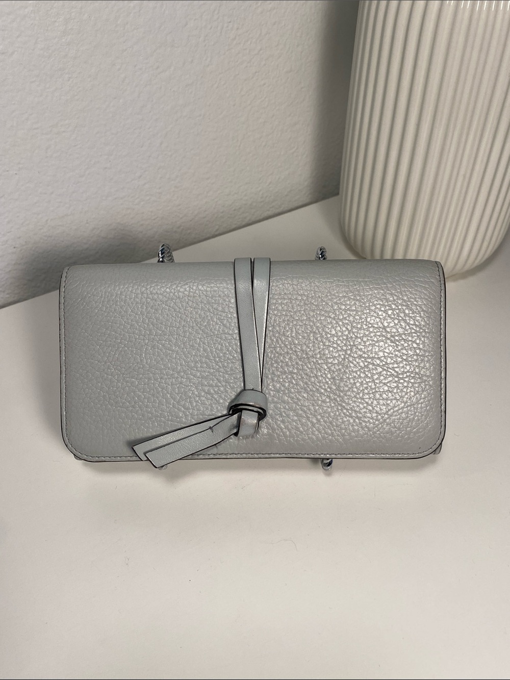Chloé Alphabet Grained Leather Long Wallet